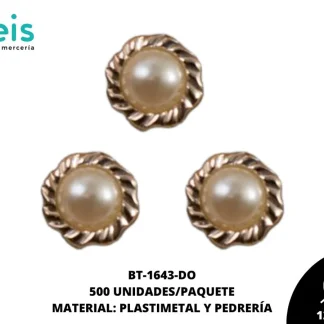 BOTON PATA PIEDRA FINA UV 1643 500U