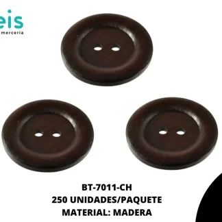 BOTON MADERA 40MM REF:X-14 C/250 PZ