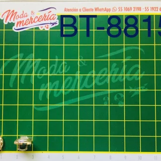 BOTON PATA PIEDRA UV ORO/CRIS 18L 8815 / 500 PIEZA