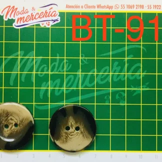 BOTON CAREY 2H 3.0/4.5CM CF C/200PIEZA