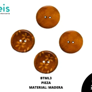 BOTON MADERA REF:BTML3
