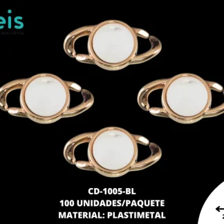 ESLABON PLAST OJO DE GATO RED 28mm REF: 1364-120 BLANCO 100 u/pqt