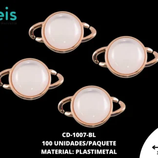 ESLABON PLAST OJO DE GATO RED 36mm REF: 1367-180 BLANCO 100 u/pqt