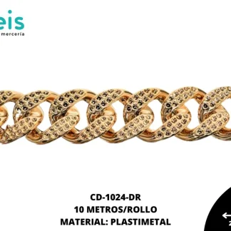 CADENA PLASTICA OVALADA GRAB 30X25MM REF:A391 10 METROS/PAQUETE