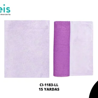 CINTA MALLA TULL ESCARCHADA LILA 15YRD