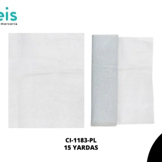 CINTA MALLA TULL ESCARCHADA PLATA 15YRD