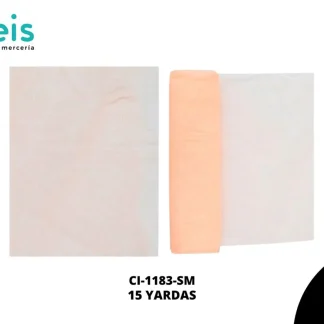 CINTA MALLA TULL ESCARCHADA SALMON 15YRD
