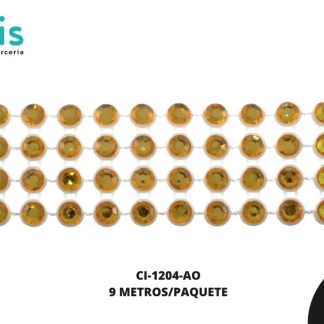 STRASS PLAST 058 4 V AMARILLO 9M