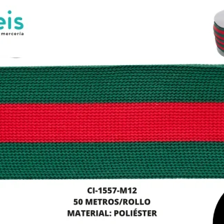 CINTA PARA SUDADERA 40MM RJ/VD 50MT/ROLLO