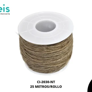 YUTE CORDON 2MM NATURAL 25M