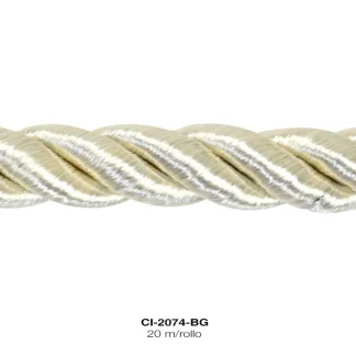 CORDON TAPICERIA 8MM REF: BEIGE 20M/ROLLO