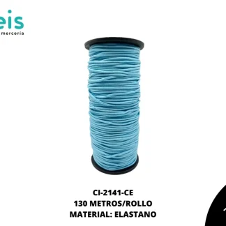 CINTA COLA RATA ELASTICAREF:2.0 CELESTE 100 METROS