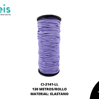 CINTA COLA RATA ELASTICAREF:2.0 LILA 100 METROS
