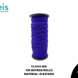 CINTA COLA RATA ELASTICAREF:2.0 MORADO 100 METROS