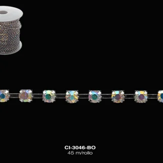 STRASS METAL LATON 3MM 45MT BOREAL