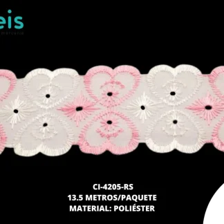 ACCESORIOS AYM CI-4205-RS 3.8cm 13.5 MTS/PQT ROSA