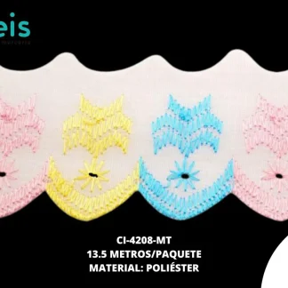 CINTAS GALON CI-4208-MT 5cm 13.5 MTS/PQT MULTICOLOR
