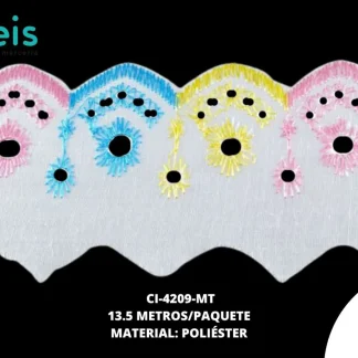 CINTAS GALON CI-4209-MT 5cm 13.5 MTS/PQT MULTICOLOR