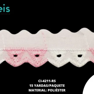 LETIN TRIANGULITOS 25mm REF: #8 (2003) ROSA 13.5m/pqt