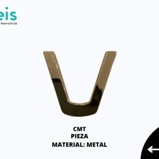 HERRAJE METALIZADO V 5CM CMT0082