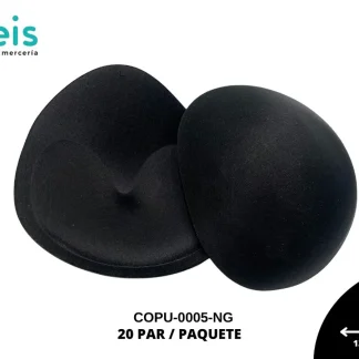 COPA BRASIER PUSH UP NEGRO IMPORTACIÓN 20 PAR/PQT