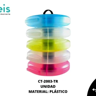 PORTA ORGANIZADOR 5 CONT VARIOS unidad