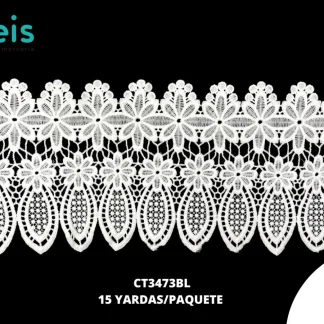 GUIPIUR SEDA DE LECHE PLANO CT3473BL BLANCO 21 CM 15 YARDAS/PAQUETE