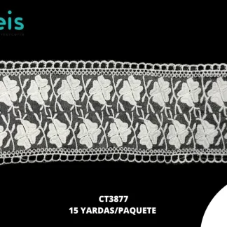 GUIPIUR SEDA DE LECHE TUL CT3877 BLANCO 8.5 CM 15 YARDAS/PAQUETE