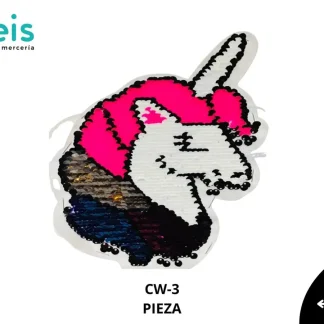 PARCHES LENTEJUELA UNICORNIO CW-3