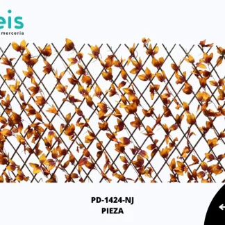 ENREDADERA PLEGABLE HOJAS OVAL 120 CM REF: 17T NARANJA