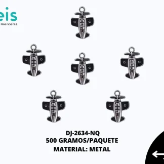 HERRAJE METALICO AVION REF: K-2634 NIQUEL 0.5 KL/PQT