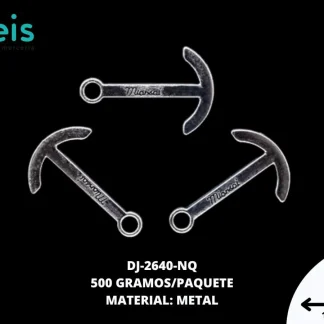 HERRAJE METALICO ANCLA REF: 28X18 NIQUEL 0.5 KL/PQT