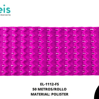 ELASTICO CINTILLA 6CM FIUSHA 50 METROS