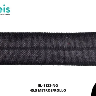ELASTICO BRILLANTE 1.5CM NEGRO 45.5 METROS