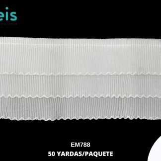 GUIPIUR SEDA DE LECHE TUL EM788 BLANCO 11 CM