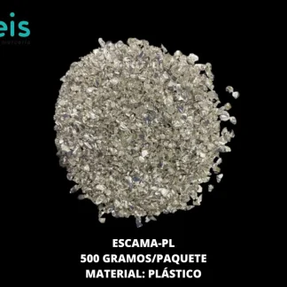 MICRODECORATIVOS TEXTILES ESCAMA ESCAMA-PL 500 GRS/PQT PLATA