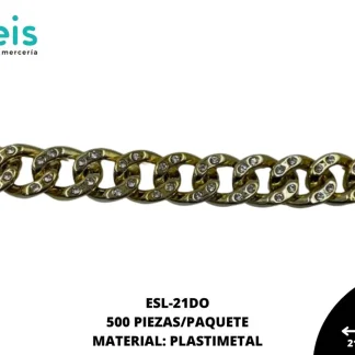 ESLABON REF:21.2X26.2 DORADO PIEDRA