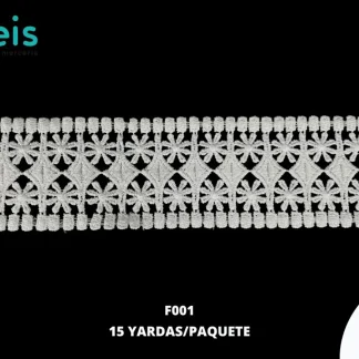 GUIPIUR SEDA DE LECHE PLANO F001 BLANCO 7.5 CM 15 YARDAS/PAQUETE