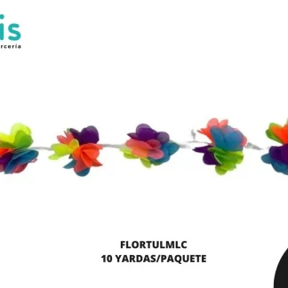 FLOR TUL MULTICOLOR