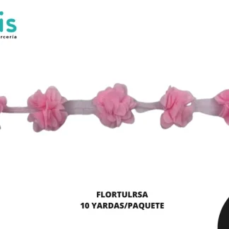 FLOR TUL ROSA PASTEL