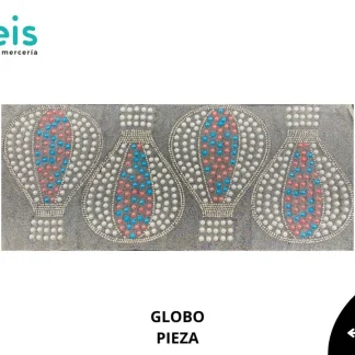 PARCHES PEDRERIA GLOBO CON PERLA CERAMICA GLOBO