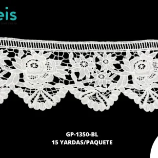 GUIPIUR SEDA DE LECHE PLANO GP-1350-BL BLANCO 14 CM 15 YARDAS/PAQUETE