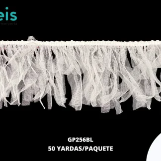 GUIPIUR SEDA DE LECHE TUL GP256BL BLANCO 10 CM
