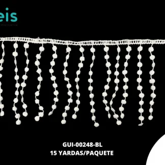 GUIPIUR SEDA DE LECHE FLECOS GUI-00248-BL BLANCO 10 CM 15 YARDAS/PAQUETE