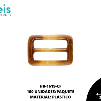 HEBILLA CAREY RECT CF 1619 C/100PZ