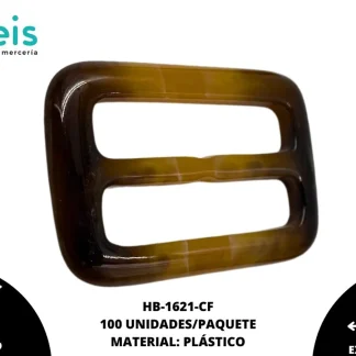 HEBILLA CAREY RECTANGULAR 4CM C/100PZ