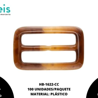 HEBILLA CAREY RECTANGULAR 5CM C/100PZ