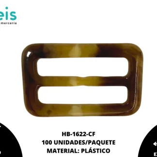 HEBILLA CAREY RECT 5CM C/100PZ