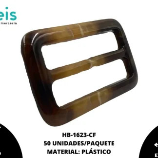 HEBILLA CAREY RECTANGULAR 6CM C/50PZ