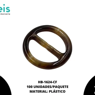 HEBILLA CAREY REDONDA 2.5CM 100U/PQT